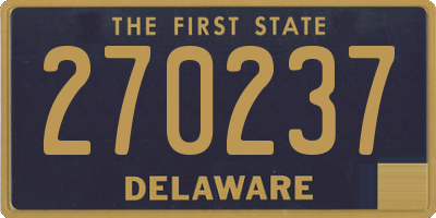 DE license plate 270237