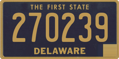 DE license plate 270239