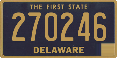 DE license plate 270246