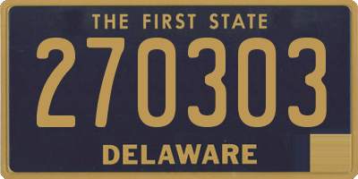 DE license plate 270303