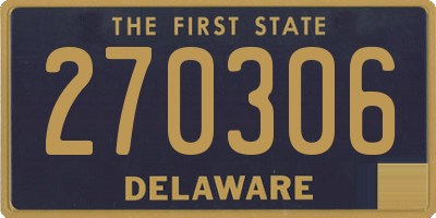 DE license plate 270306