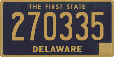 DE license plate 270335