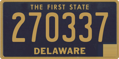 DE license plate 270337