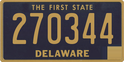 DE license plate 270344
