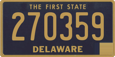 DE license plate 270359