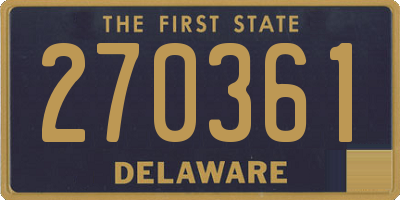 DE license plate 270361