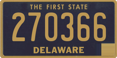 DE license plate 270366