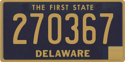 DE license plate 270367