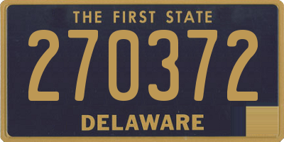 DE license plate 270372