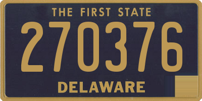 DE license plate 270376