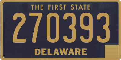 DE license plate 270393