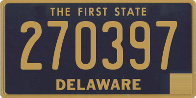 DE license plate 270397