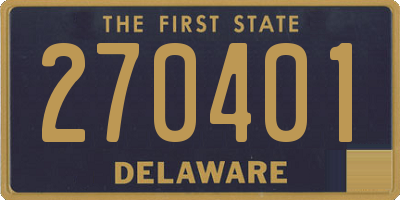 DE license plate 270401