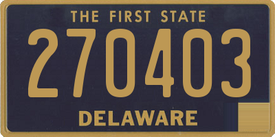 DE license plate 270403