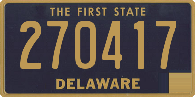 DE license plate 270417