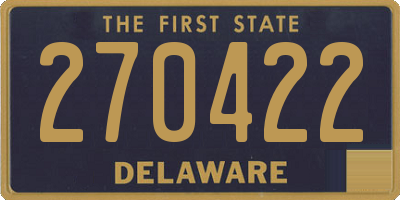 DE license plate 270422