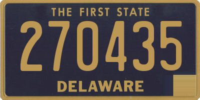 DE license plate 270435
