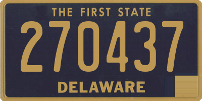 DE license plate 270437