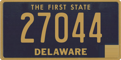 DE license plate 27044