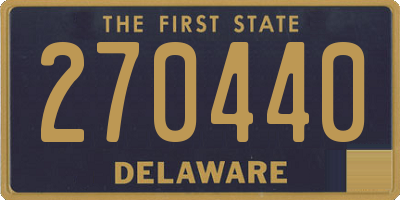 DE license plate 270440