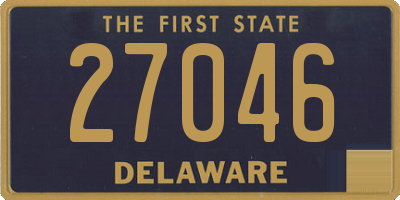 DE license plate 27046