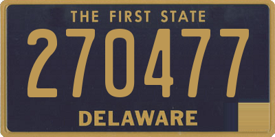 DE license plate 270477
