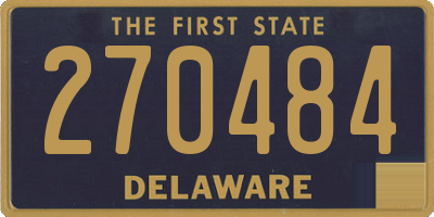 DE license plate 270484