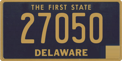 DE license plate 27050