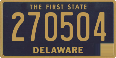DE license plate 270504