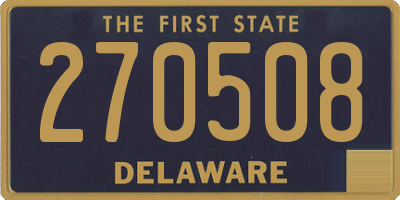 DE license plate 270508