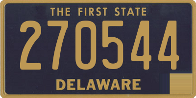 DE license plate 270544