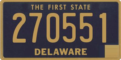 DE license plate 270551