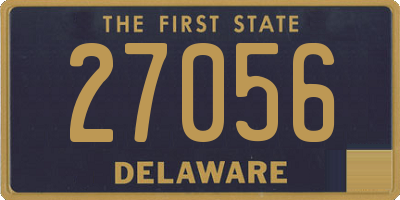 DE license plate 27056