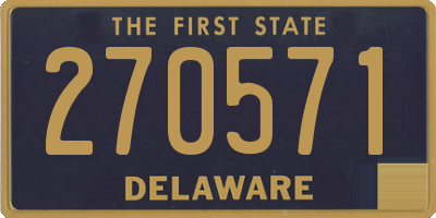DE license plate 270571
