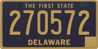 DE license plate 270572