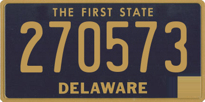 DE license plate 270573