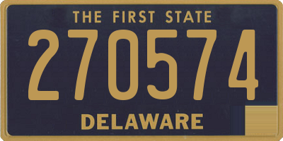 DE license plate 270574