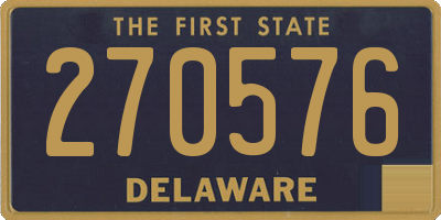 DE license plate 270576