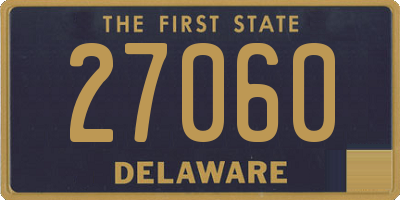 DE license plate 27060