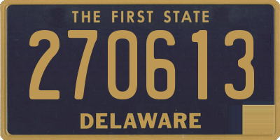 DE license plate 270613