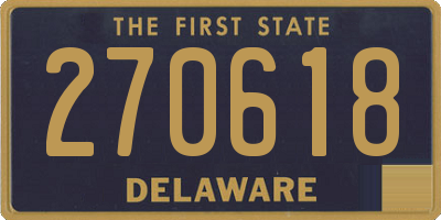 DE license plate 270618