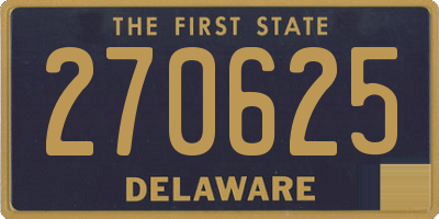 DE license plate 270625