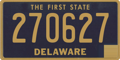 DE license plate 270627