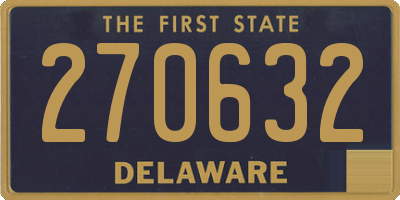 DE license plate 270632