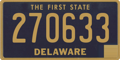 DE license plate 270633