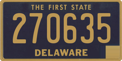 DE license plate 270635