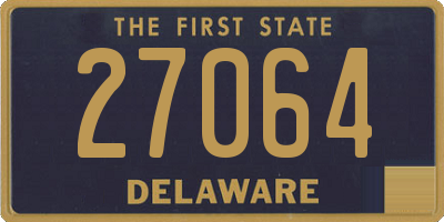 DE license plate 27064