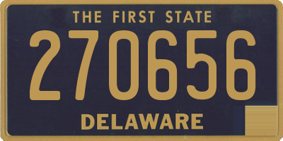 DE license plate 270656