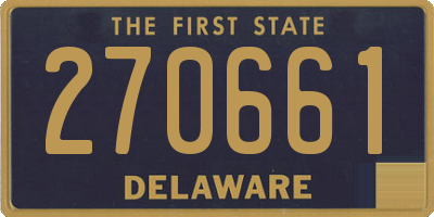 DE license plate 270661