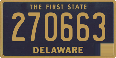 DE license plate 270663